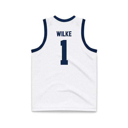 BU - NCAA Women's Basketball : Gabby Wilke - White Basketball Jersey-1