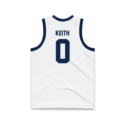 Butler - NCAA Men's Basketball : Jackson Keith - White Basketball Jersey-1