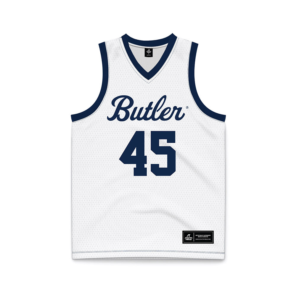 BU - NCAA Men's Basketball : Colt Langdon - White Basketball Jersey-0