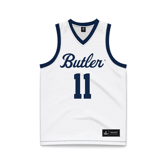 BU - NCAA Women's Basketball : Nevaeh Jackson - White Basketball Jersey-0