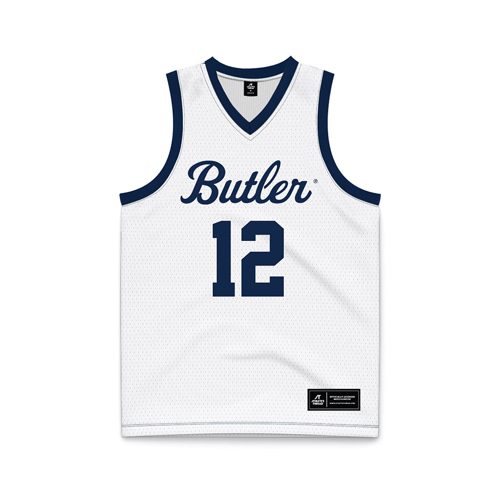BU - NCAA Women's Basketball : Saniya Jackson - White Basketball Jersey-0