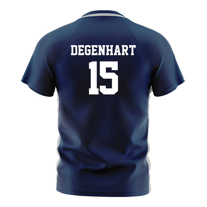 Butler - NCAA Women's Soccer : Maren Degenhart - Navy Soccer Jersey-1