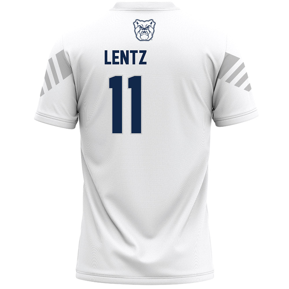  - NCAA Women's Lacrosse : Alyssa Lentz - White Lacrosse Jersey -1