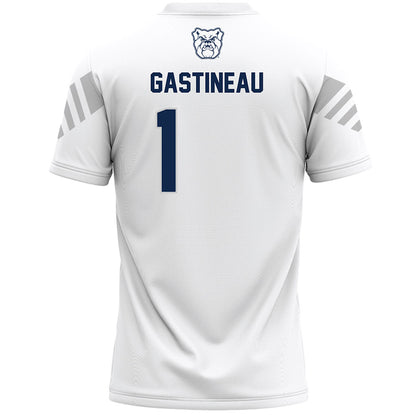 Butler - NCAA Women's Lacrosse : Sarah Gastineau - White Lacrosse Jersey -1