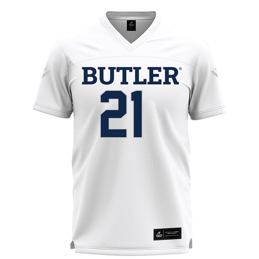 Butler - NCAA Women's Lacrosse : Grace Churchwell - White Lacrosse Jersey -0