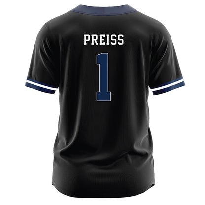 Butler - NCAA Softball : Kayla Preiss - Black Jersey-1
