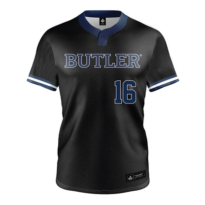 Butler - NCAA Softball : Maren Berger - Black Jersey-0