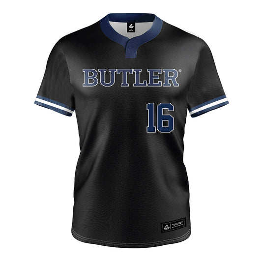 Butler - NCAA Softball : Maren Berger - Black Jersey-0