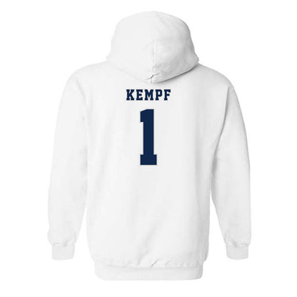 BU - NCAA Women's Volleyball : Sarah Kempf - Replica Shersey Hooded Sweatshirt-1