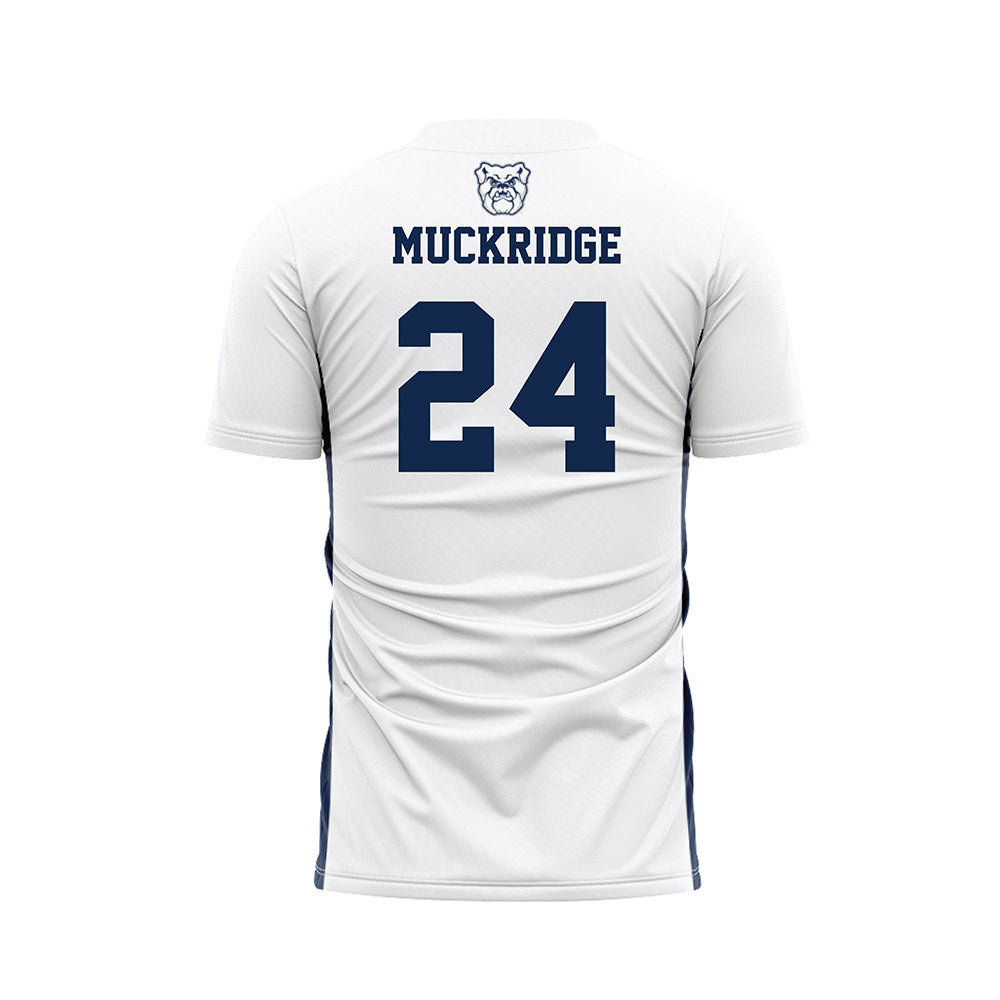 BU - NCAA Men's Soccer : Evan Muckridge - White Soccer Jersey-1