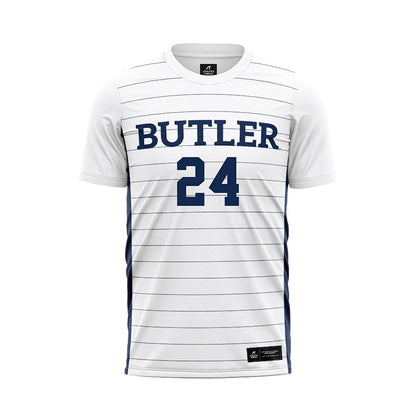 Butler - NCAA Men's Soccer : Russell Murphy - White Soccer Jersey-0