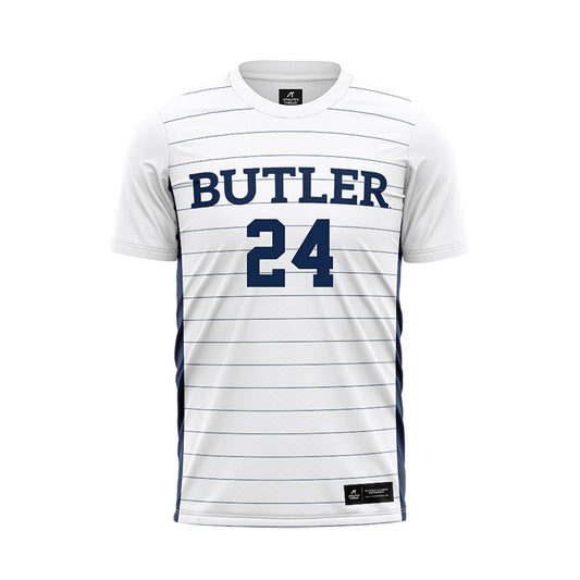 BU - NCAA Men's Soccer : Evan Muckridge - White Soccer Jersey-0