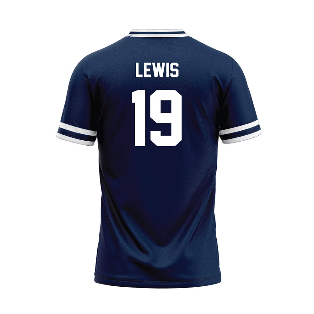 Butler - NCAA Baseball : Christopher Lewis - Navy Baseball Jersey-1