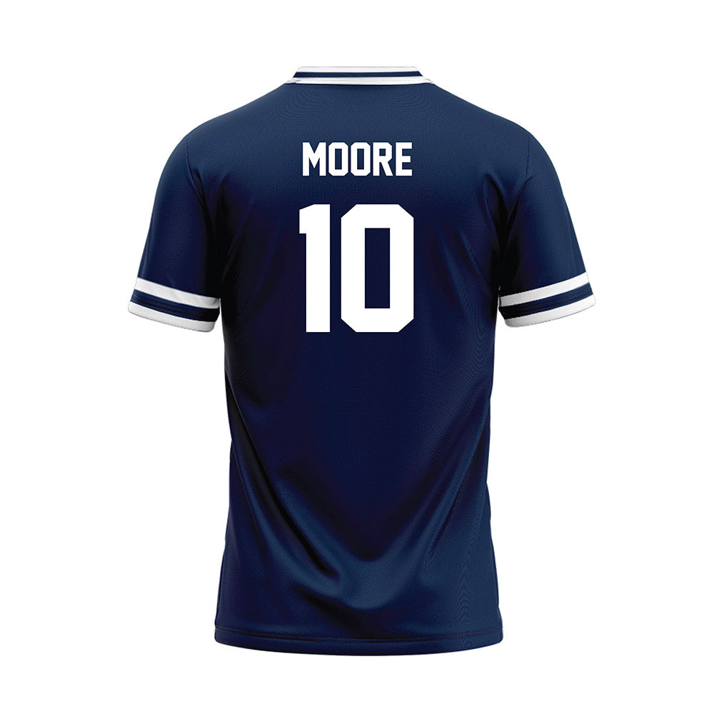 Butler - NCAA Baseball : Easton Moore - Navy Baseball Jersey-1