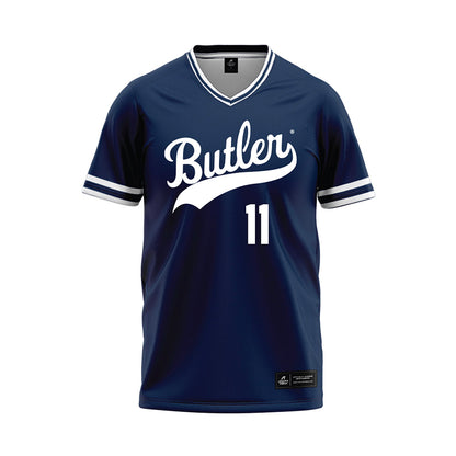 Butler - NCAA Baseball : Jack Zeller - Navy Baseball Jersey-0