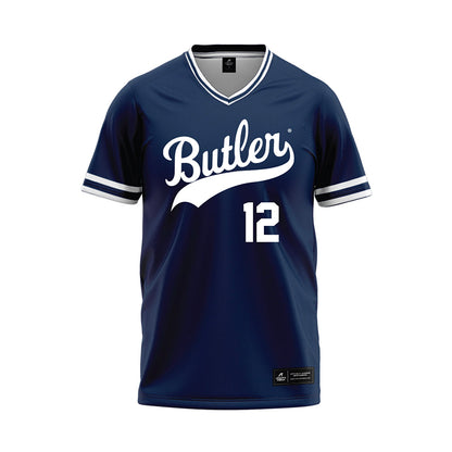 Butler - NCAA Baseball : Gunnar Duncan - Navy Baseball Jersey-0