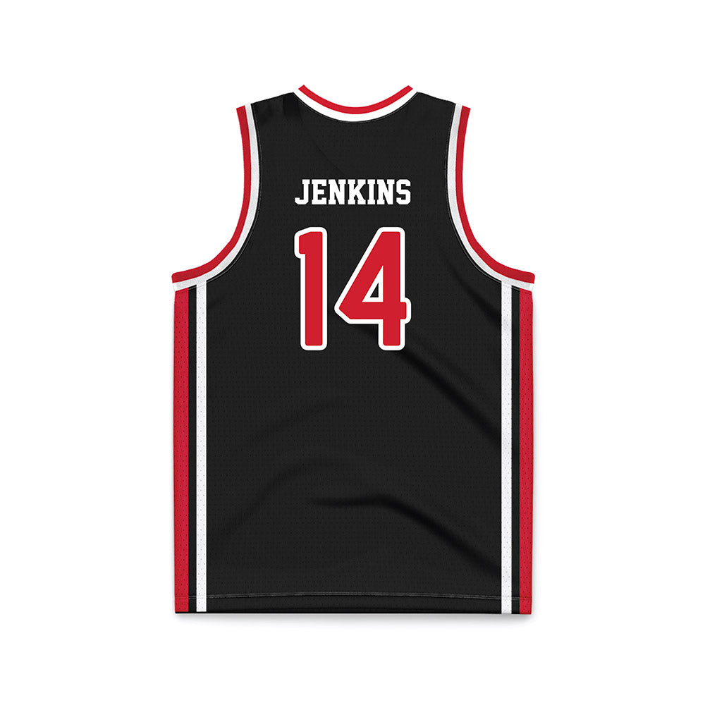 Fairfield - NCAA Men's Basketball : Kyle Jenkins - Black Basketball Jersey