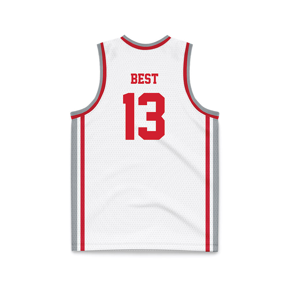 Fairfield - NCAA Men's Basketball : Noah Best - White Basketball Jersey