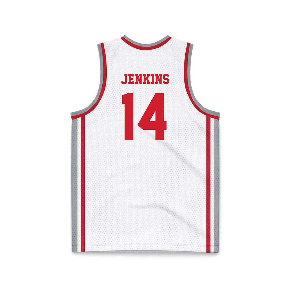 Fairfield - NCAA Men's Basketball : Kyle Jenkins - White Basketball Jersey