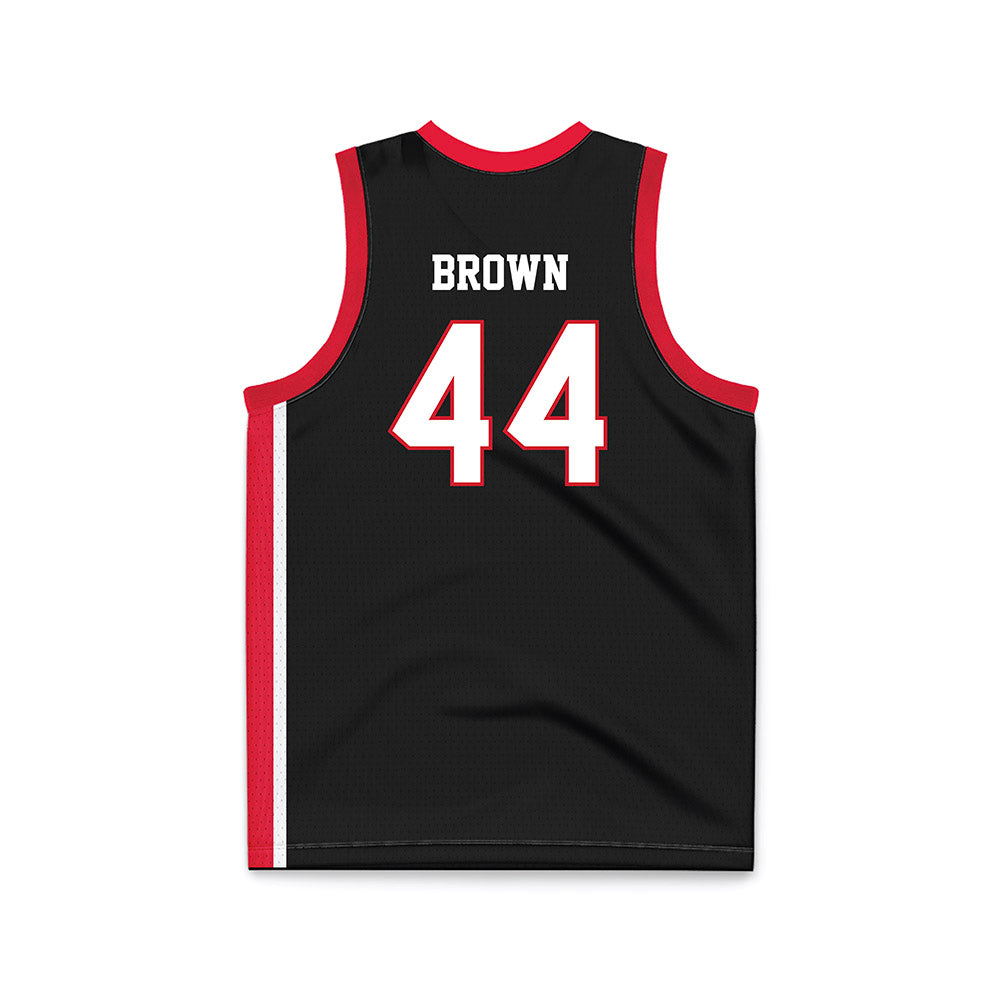 Fairfield - NCAA Women's Basketball : Raiana Brown - Black Basketball Jersey