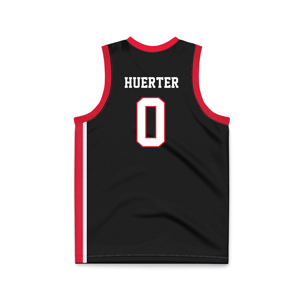 Fairfield - NCAA Women's Basketball : Jillian Huerter - Black Basketball Jersey