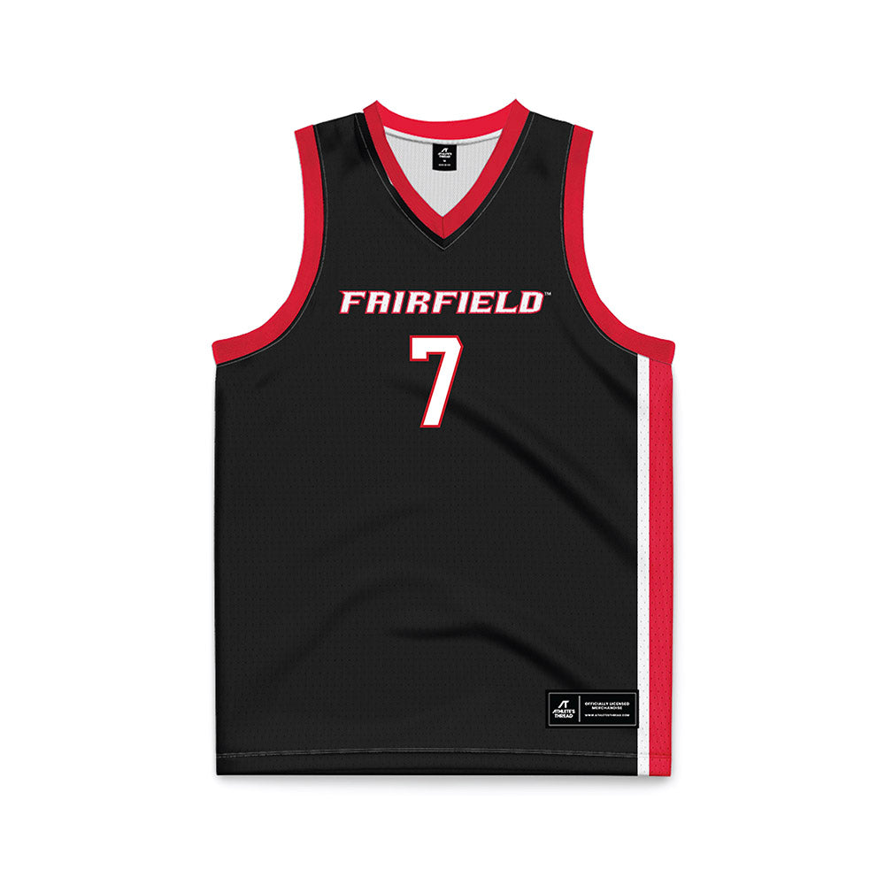 Fairfield - NCAA Women's Basketball : Keyarah Gregory - Black Basketball Jersey-0