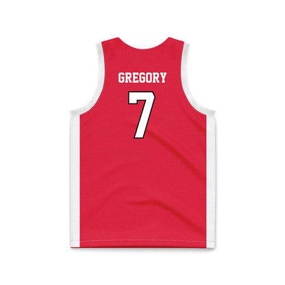 Fairfield - NCAA Women's Basketball : Keyarah Gregory - Red Basketball Jersey-1