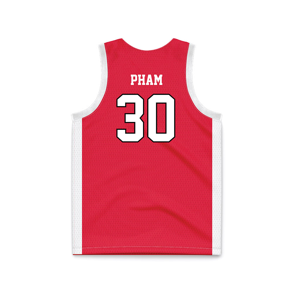 Fairfield - NCAA Women's Basketball : Christina Pham - Red Basketball Jersey-1