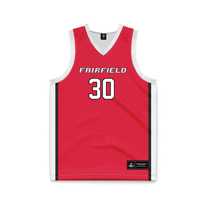 Fairfield - NCAA Women's Basketball : Christina Pham - Red Basketball Jersey-0