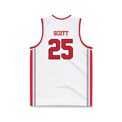 Fairfield - NCAA Women's Basketball : Sydni Scott - White Basketball Jersey