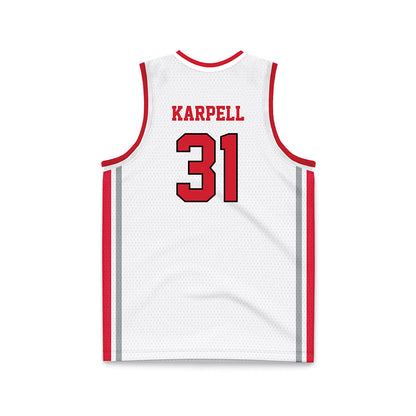 Fairfield - NCAA Women's Basketball : Julia Karpell - White Basketball Jersey