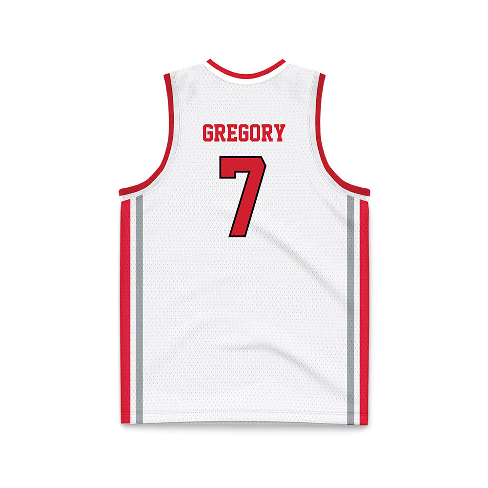 Fairfield - NCAA Women's Basketball : Keyarah Gregory - White Basketball Jersey-1