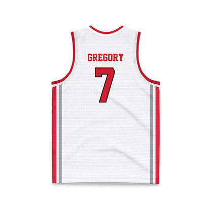Fairfield - NCAA Women's Basketball : Keyarah Gregory - White Basketball Jersey-1