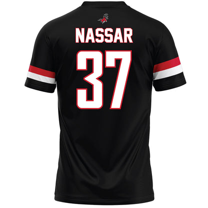 Fairfield - NCAA Men's Lacrosse : Nico Nassar - Black Lacrosse Jersey