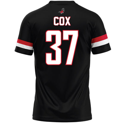 Fairfield - NCAA Men's Lacrosse : Jack Cox - Black Lacrosse Jersey-1