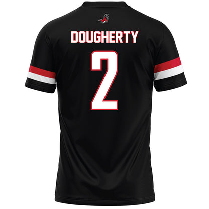 Fairfield - NCAA Men's Lacrosse : Finn Dougherty - Black Lacrosse Jersey