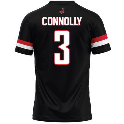Fairfield - NCAA Men's Lacrosse : Thomas Connolly - Black Lacrosse Jersey-1