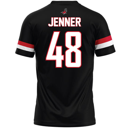 Fairfield - NCAA Men's Lacrosse : Hudson Jenner - Black Lacrosse Jersey-1