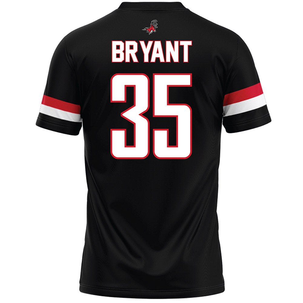 Fairfield - NCAA Men's Lacrosse : Logan Bryant - Black Lacrosse Jersey-1