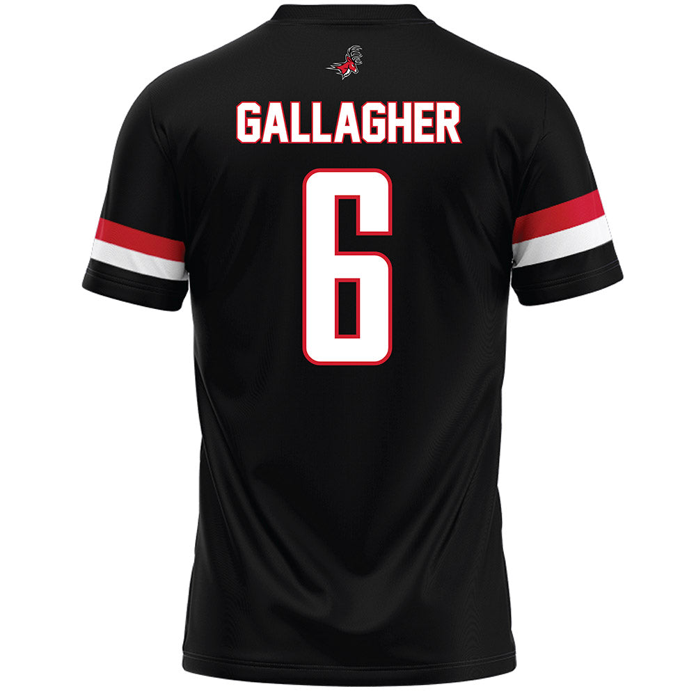 Fairfield - NCAA Men's Lacrosse : Brendan Gallagher - Black Lacrosse Jersey-1
