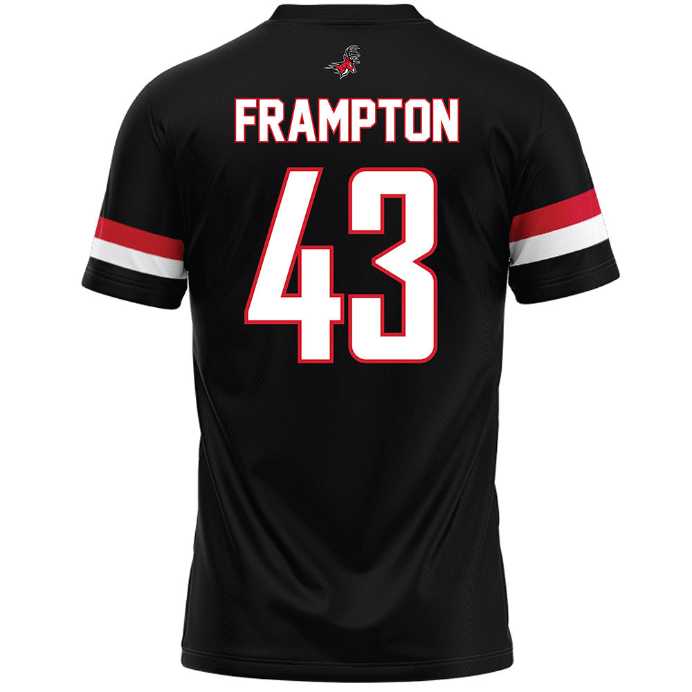 Fairfield - NCAA Men's Lacrosse : Tyler Frampton - Black Lacrosse Jersey-1