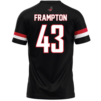 Fairfield - NCAA Men's Lacrosse : Tyler Frampton - Black Lacrosse Jersey-1
