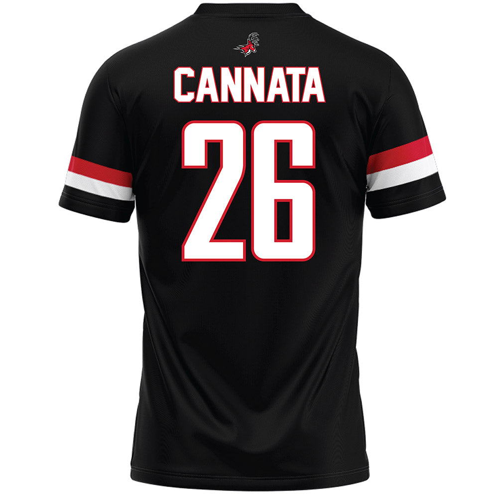 Fairfield - NCAA Men's Lacrosse : Bodie Cannata - Black Lacrosse Jersey