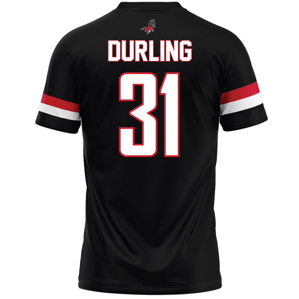 Fairfield - NCAA Men's Lacrosse : Mark Durling - Black Lacrosse Jersey