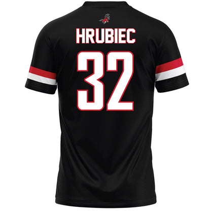 Fairfield - NCAA Men's Lacrosse : Bryce Hrubiec - Black Lacrosse Jersey-1