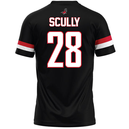 Fairfield - NCAA Men's Lacrosse : Andrew Scully - Black Lacrosse Jersey-1