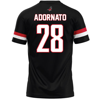 Fairfield - NCAA Men's Lacrosse : Chris Adornato - Black Lacrosse Jersey