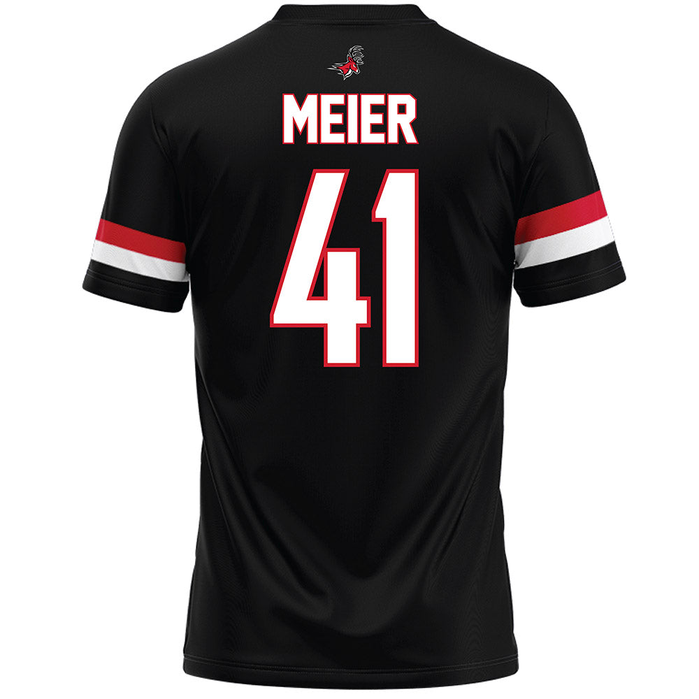 Fairfield - NCAA Men's Lacrosse : Alex Meier - Black Lacrosse Jersey-1