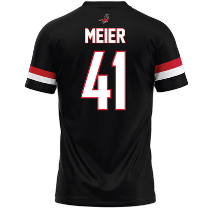 Fairfield - NCAA Men's Lacrosse : Alex Meier - Black Lacrosse Jersey-1