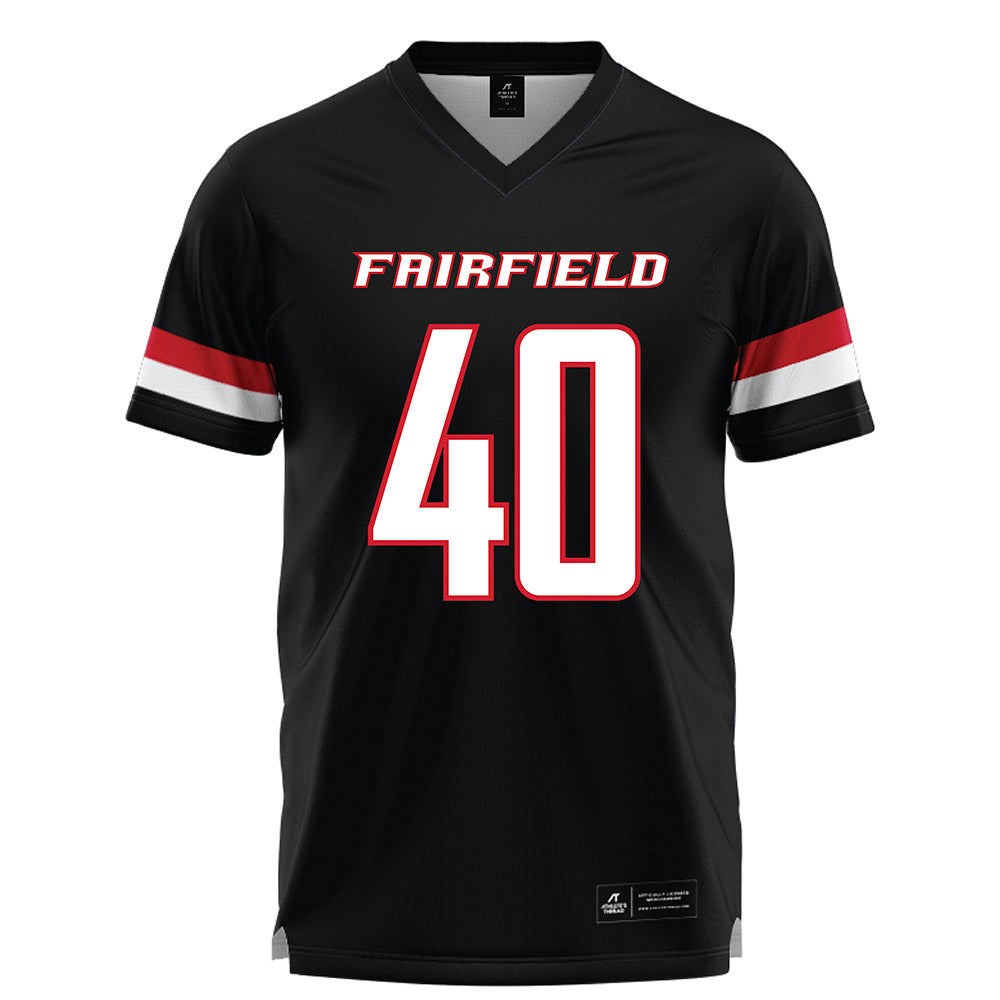 Fairfield - NCAA Men's Lacrosse : Jeremiah Wade - Black Lacrosse Jersey